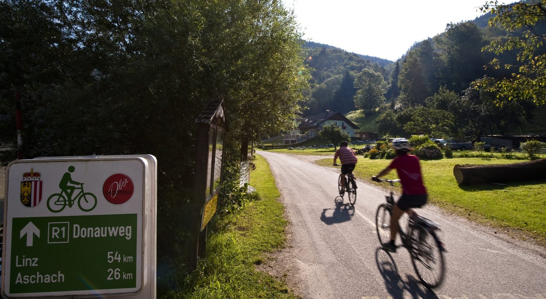 Pyorailijat Tonavan pyoratiella